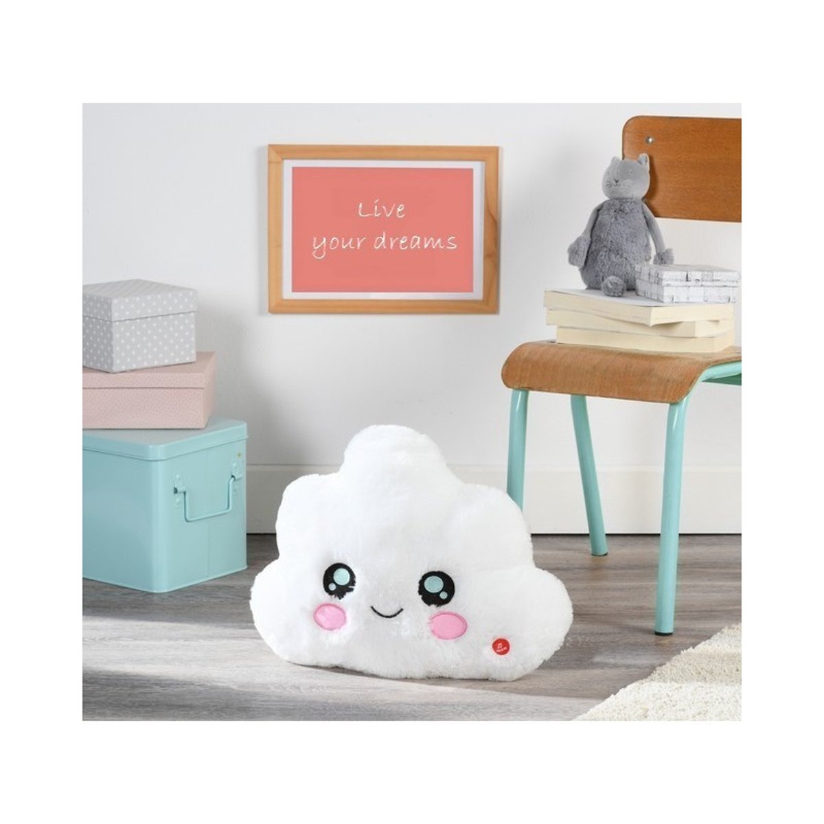 Kawai mon Coussin Lumineux blanc, PIOUPIOU ET MERVEILLES