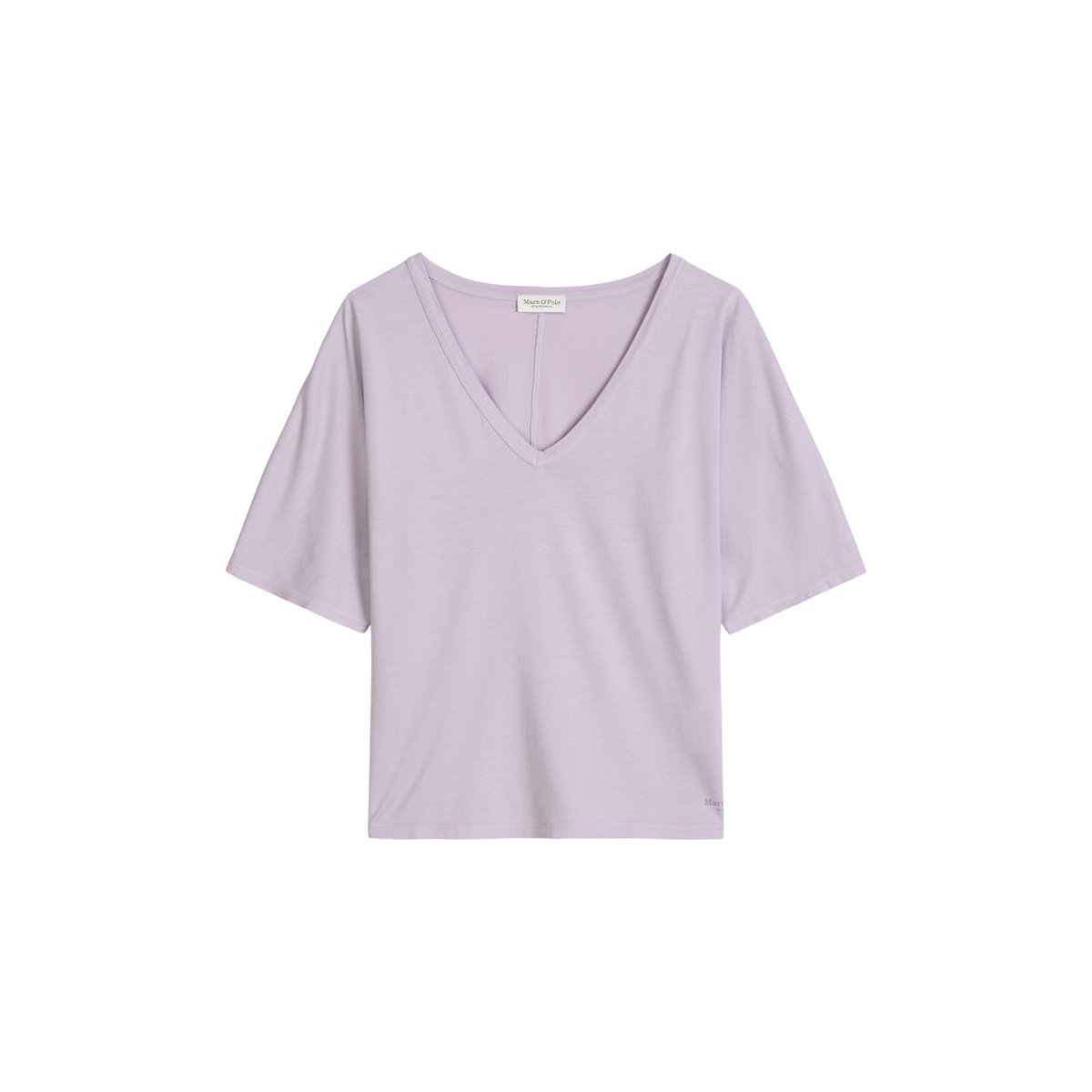 T-shirt loose avec manches coupées lilas, MARC O'POLO