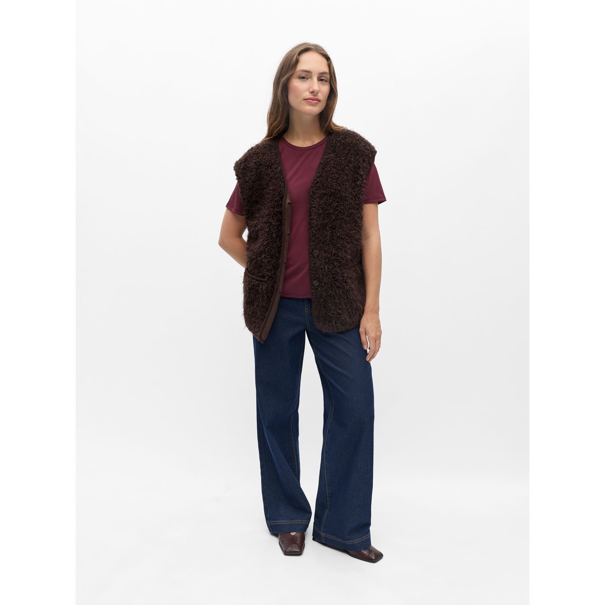 Gilet Sans Manches marron - seal brown1, OBJECT