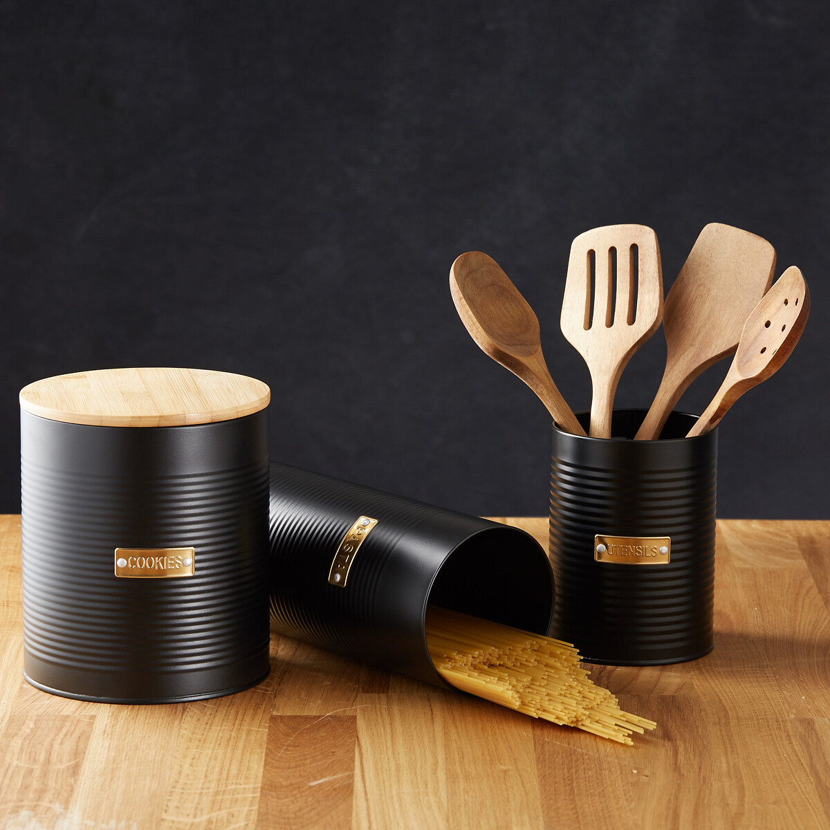 Otto Utensil Holder in Black black, TYPHOON