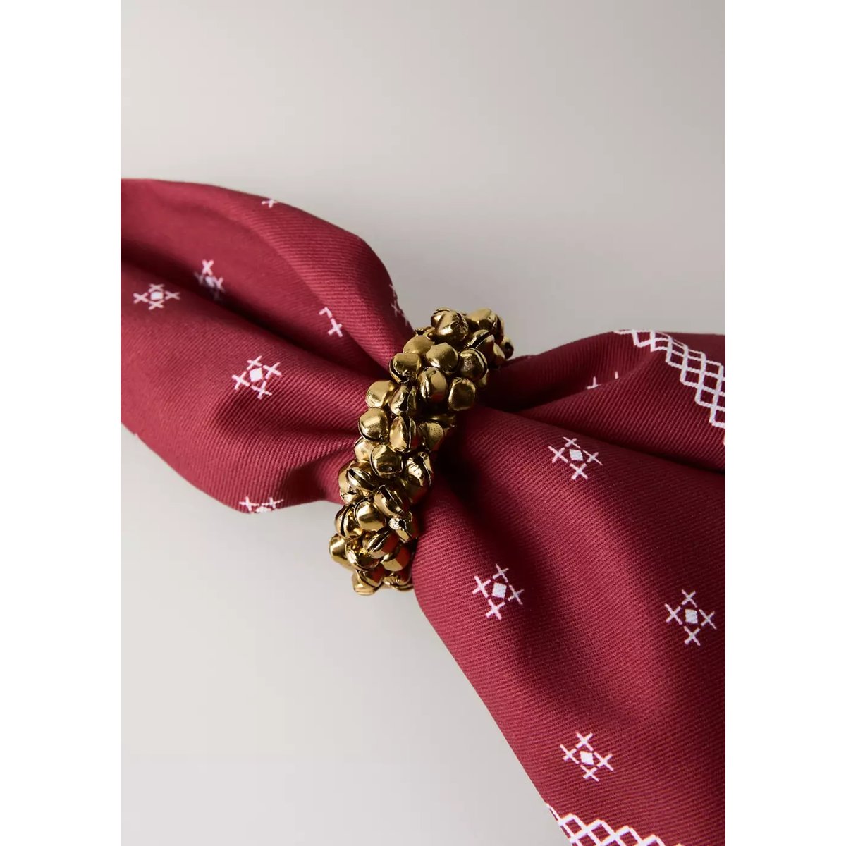 Rond de serviette en fer or, MANGO HOME