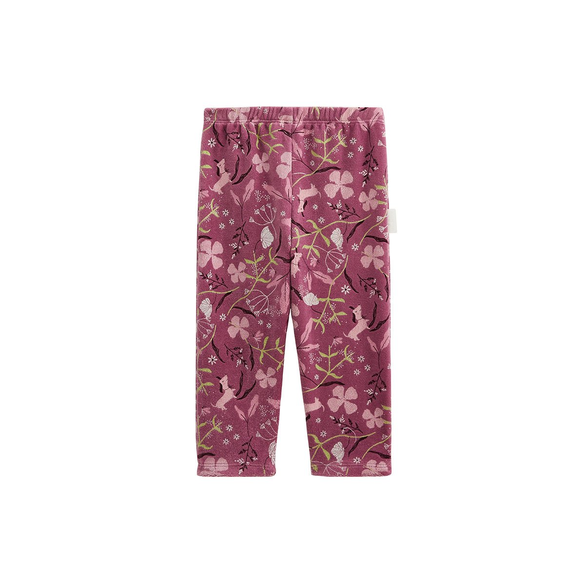 Pyjama enfant 2 pièces en velours Mila ecru, PETIT BEGUIN