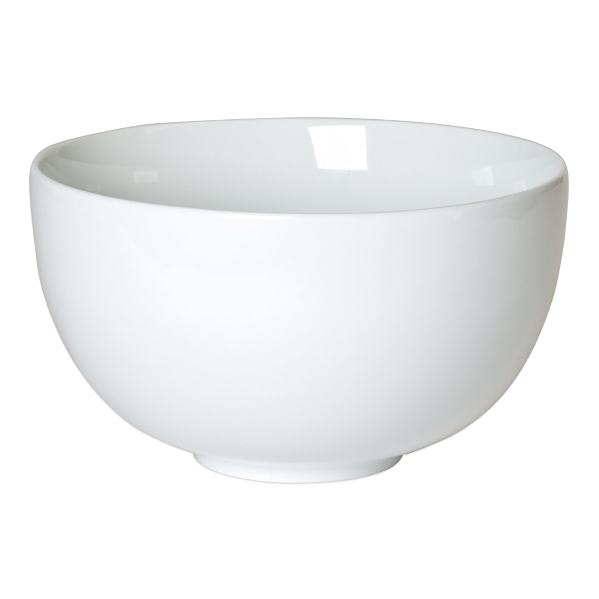 Saladier forme boule 19 cm blanc, TABLE PASSION