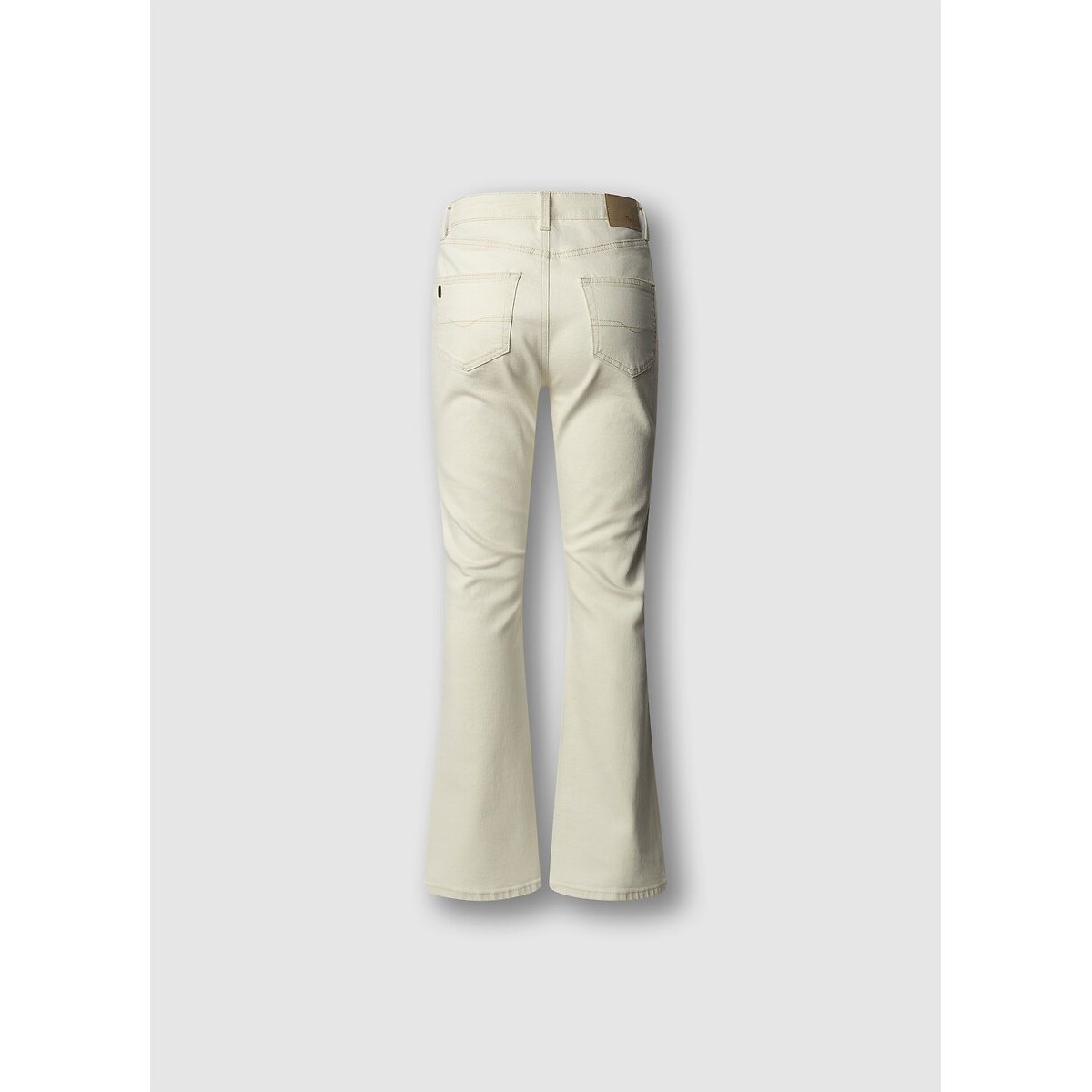 Jean flare taille haute DION ecru, PEPE JEANS