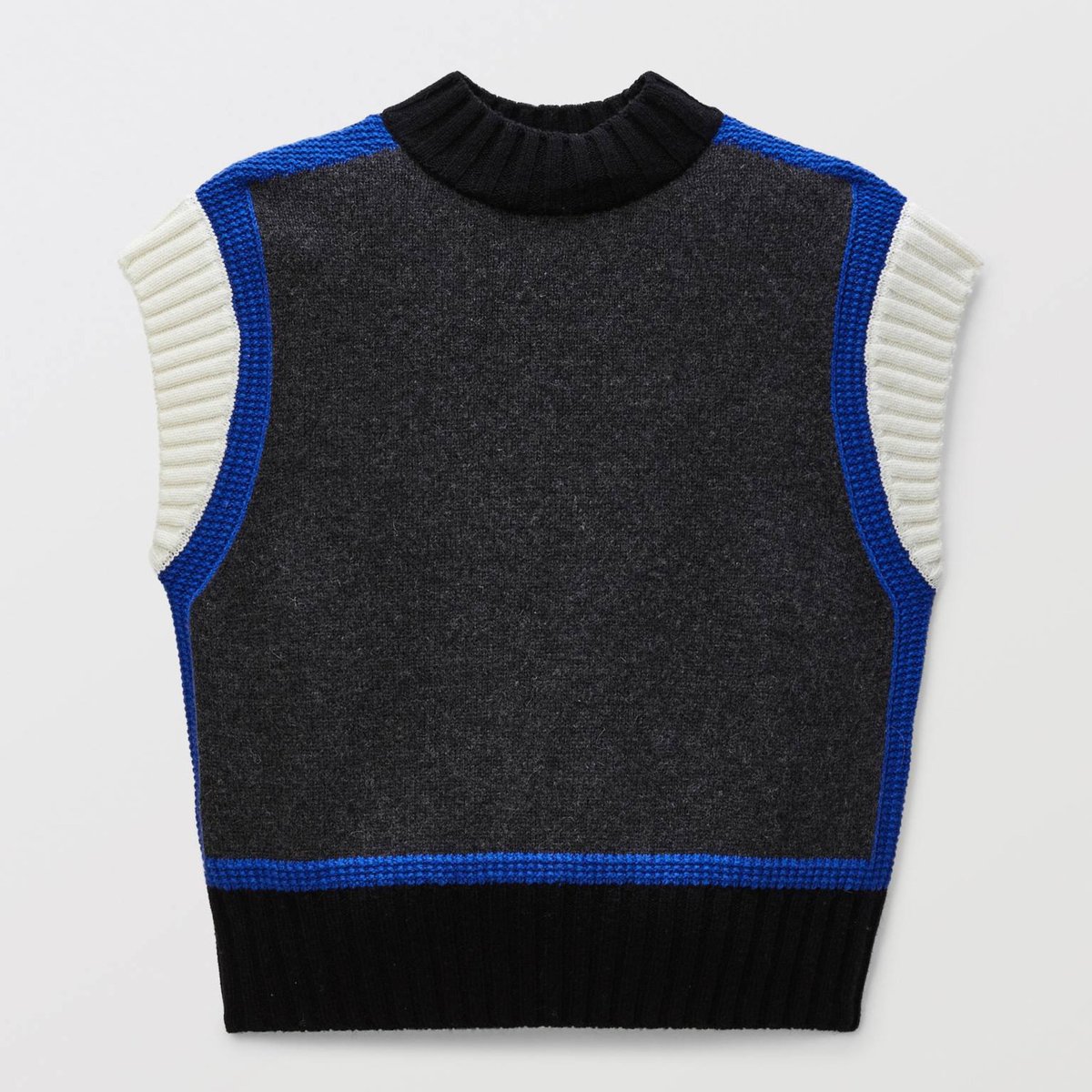Pull sans manche contenant de la Laine requin, MONOPRIX