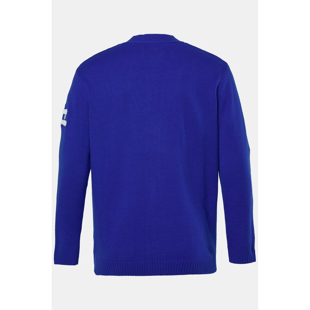 Cardigan en maille aspect laine bleu cobalt, STHUGE