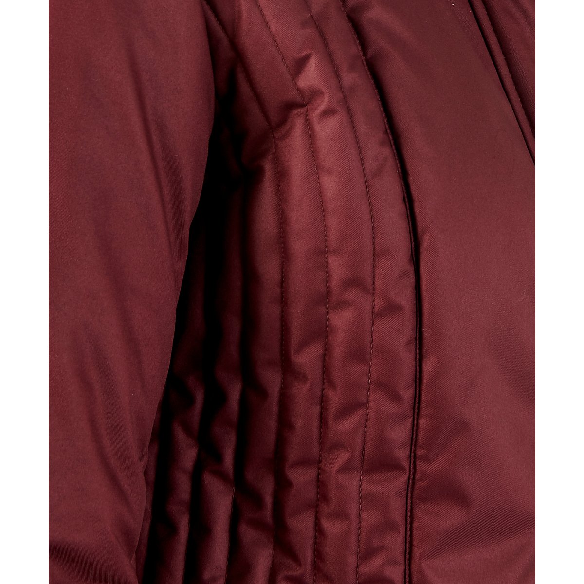 Parka Thermolactyl à piqûres fantaisie rouge bordeaux, DAMART