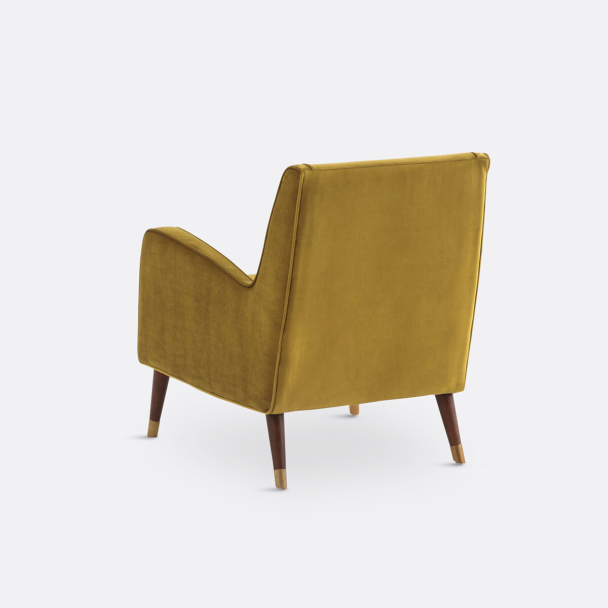 Fauteuil, en velours, (Y) ocre, LA REDOUTE INTERIEURS