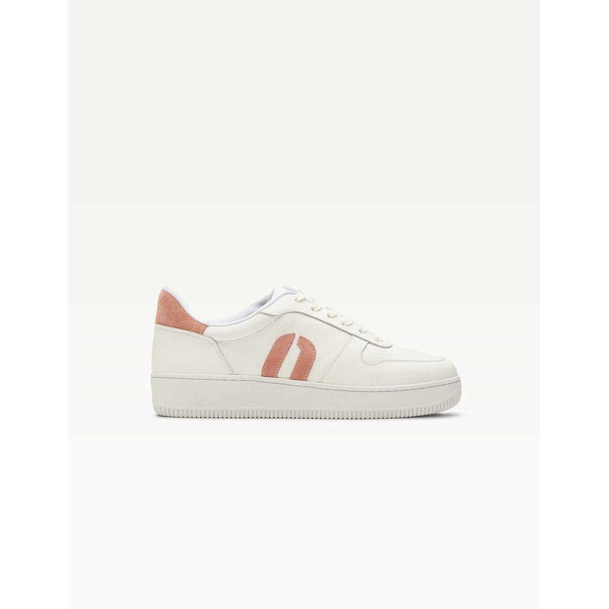 Baskets basses MARILOU blanc rose clair, ODAJE