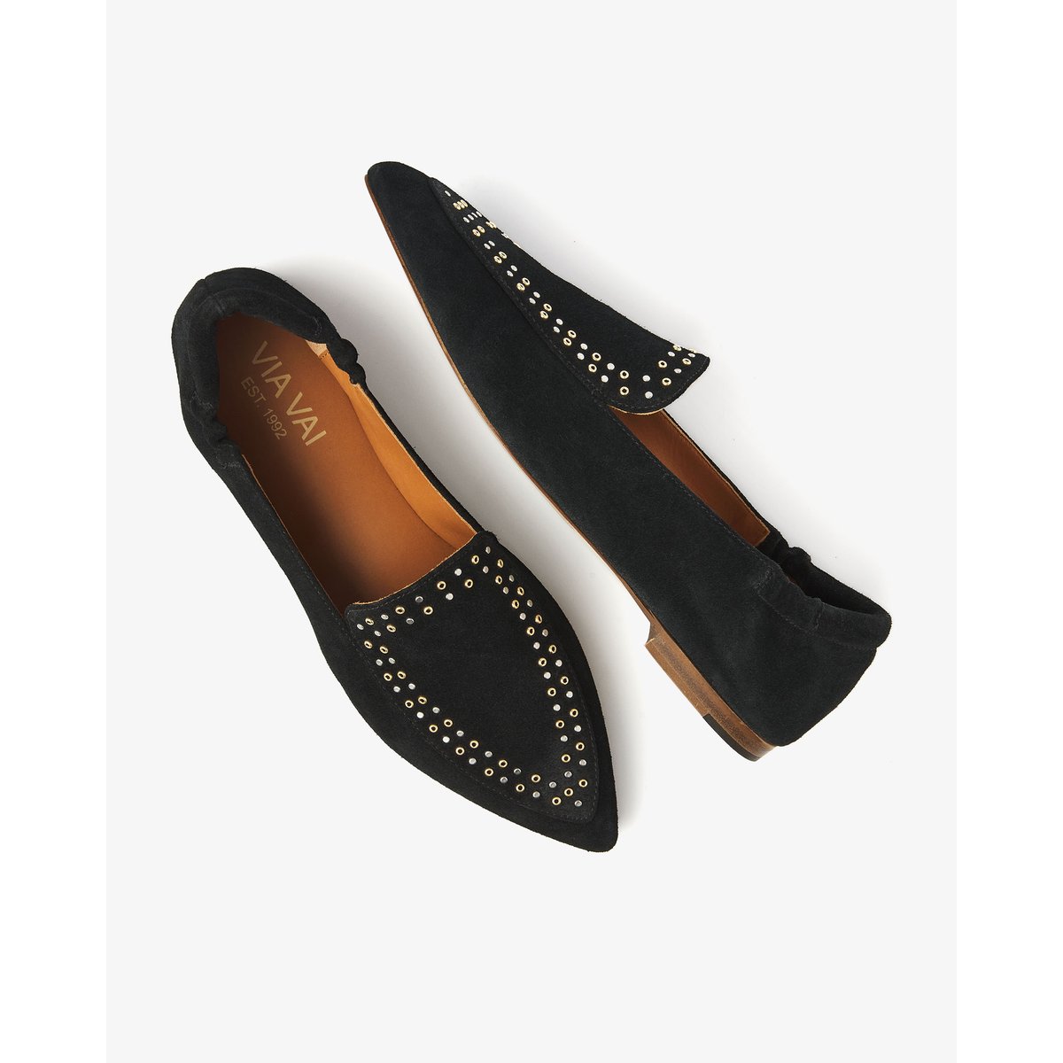 Mocassins LOLA GABRIEL noir, VIA VAI