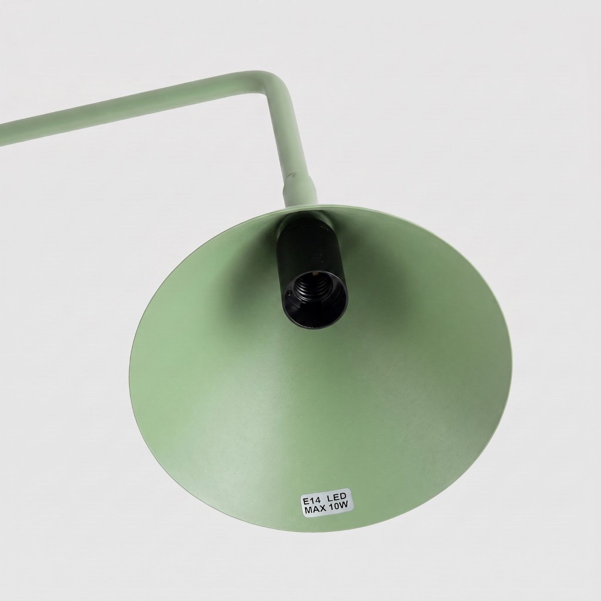 Lampe de bureau Acier Sauge E14 1 Nox sauge, EDEN