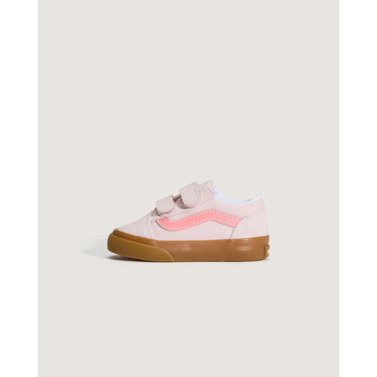 Lage sneakers met klittenband, TD OLD SKOOL V GUM roze, VANS