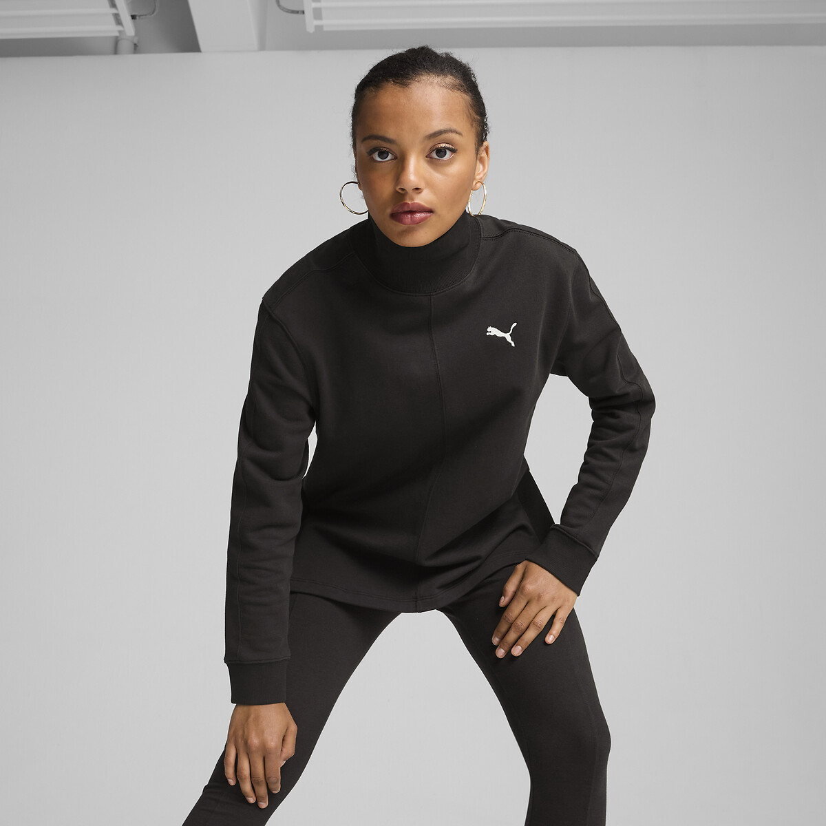 Sudadera de cuello alto HER negro, PUMA