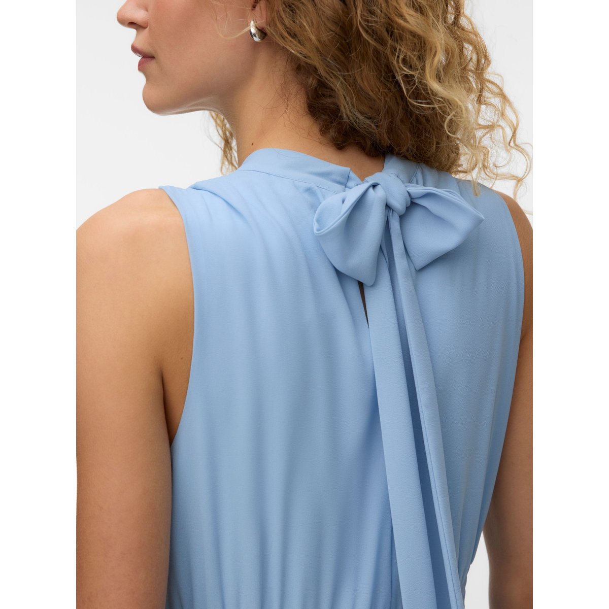 Robe À Volants cashmere blue 1, VERO MODA