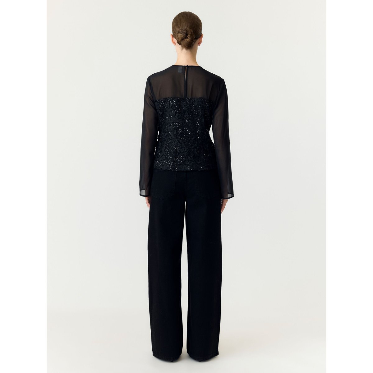 Top noir - black1, YAS