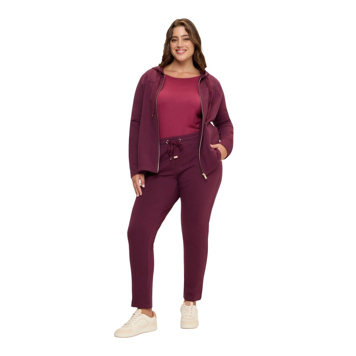 Joggers avec cordon de serrage à la taille noir, FIORELLA RUBINO