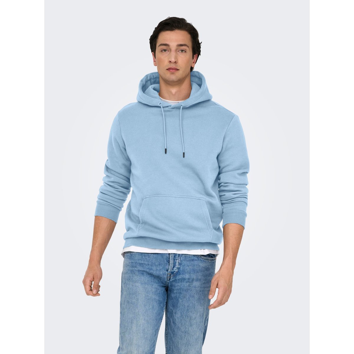 Sweat à capuche Ceres Life bleu, ONLY & SONS