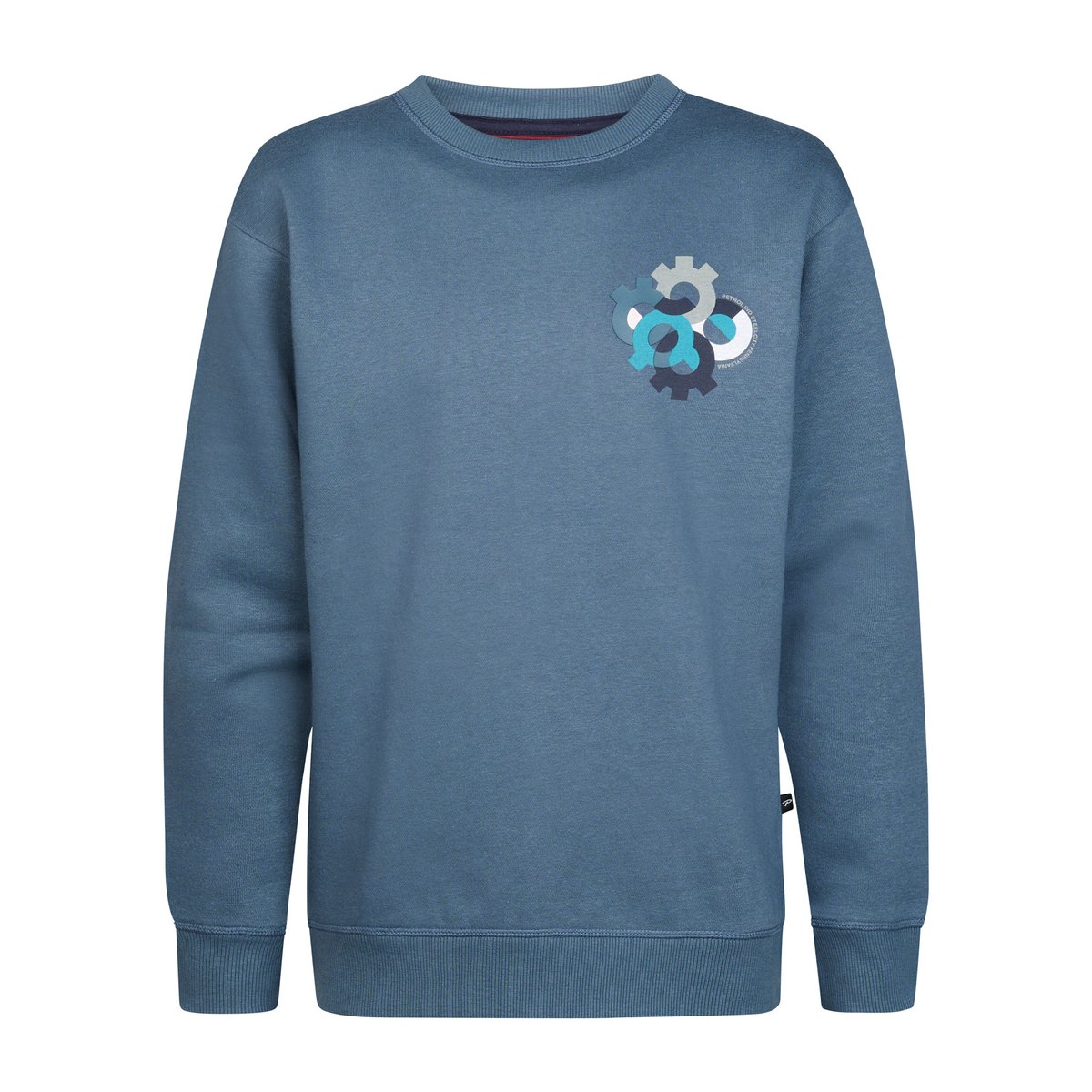Sweat large à motif ironbrook bleu storm blue, PETROL INDUSTRIES