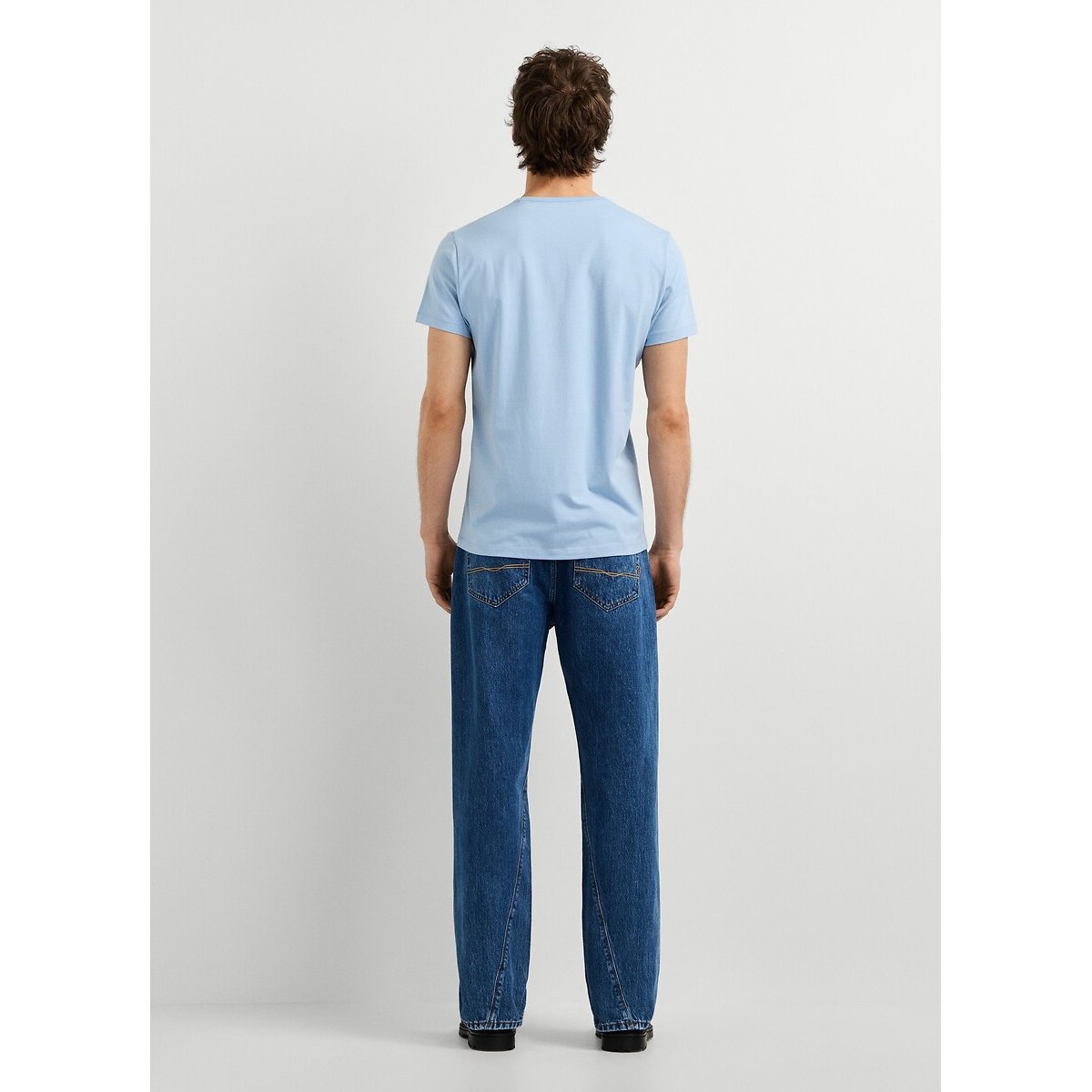 Camiseta de manga corta ORIGINAL BASIC azul grisáceo, PEPE JEANS
