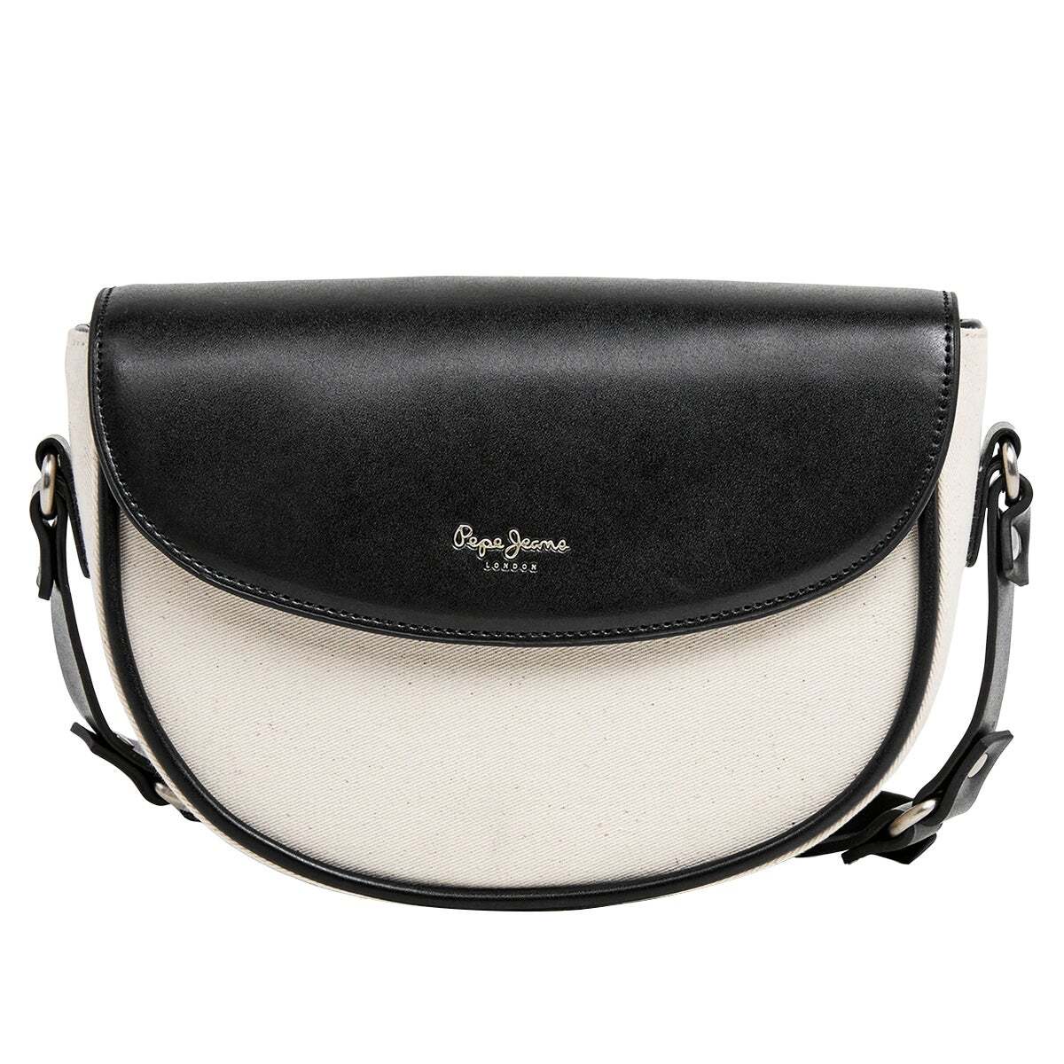 Sac Bandoulière Combiné Avec Rabat noir, PEPE JEANS