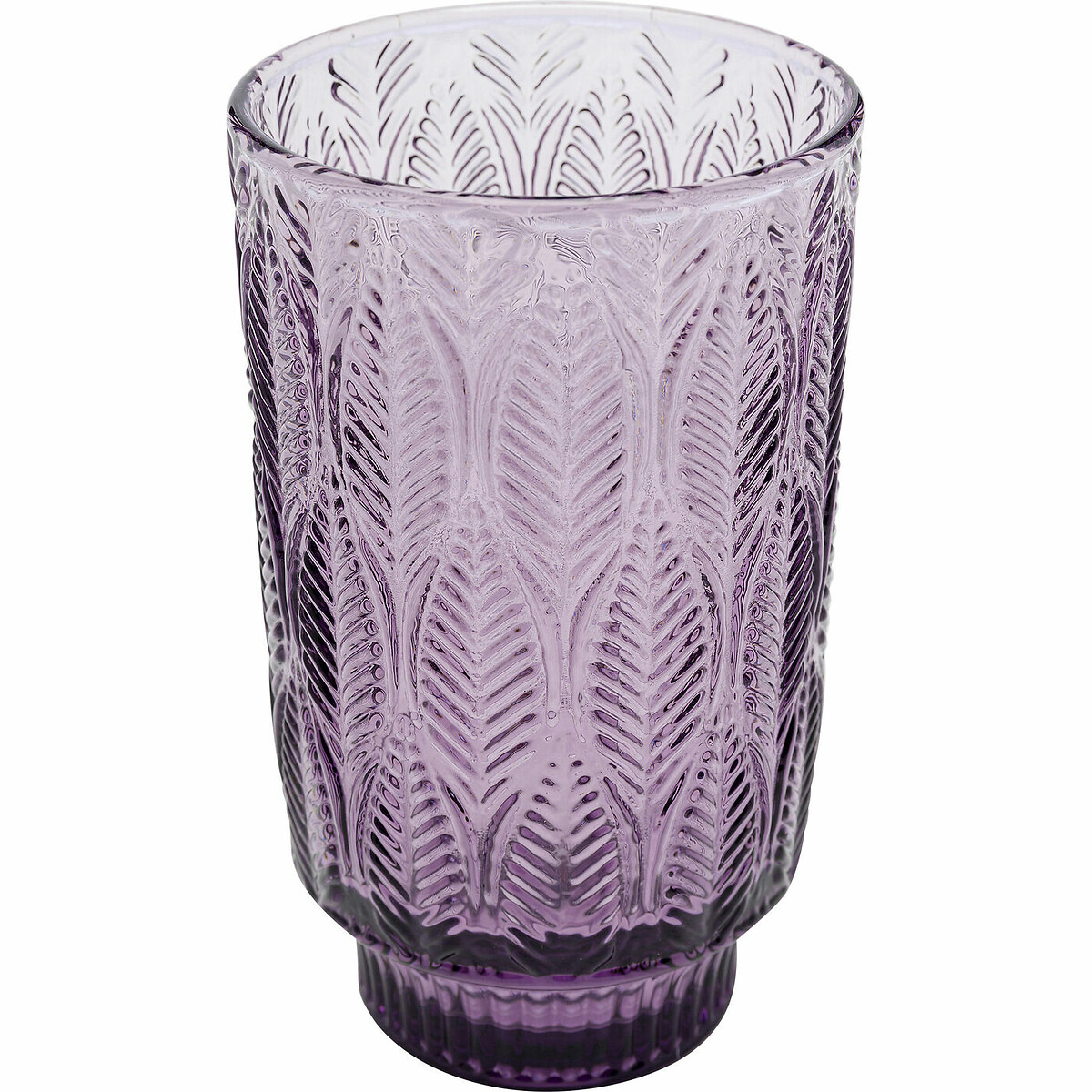 Bicchiere Fogli viola lilla, KARE DESIGN