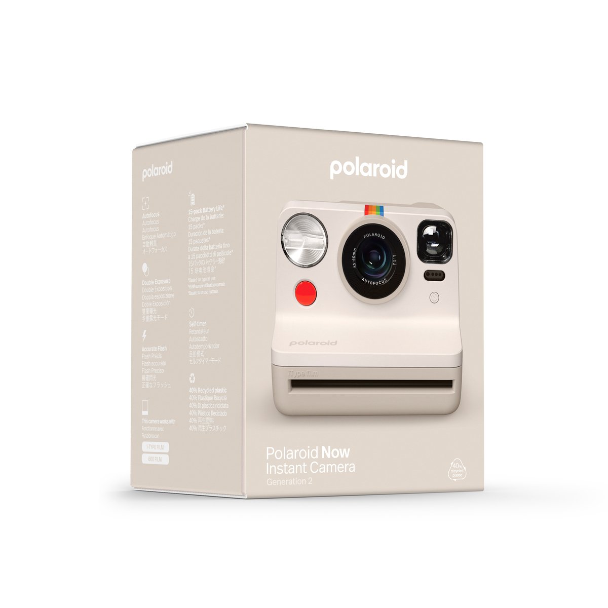 Appareil photo instantané NOW GEN 2 blanc, POLAROID