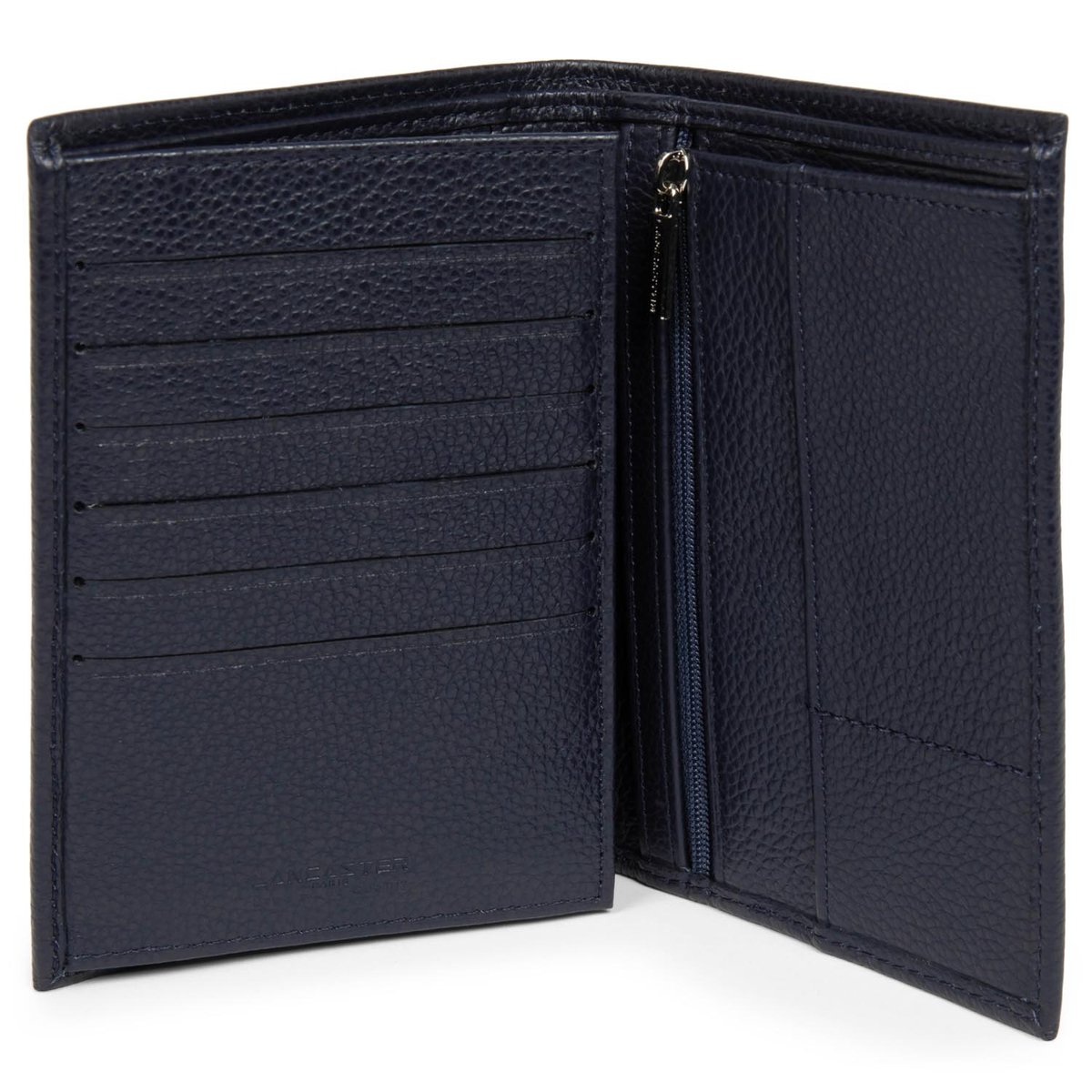 Grand portefeuille MILANO GENTLEMEN bleu foncé, LANCASTER