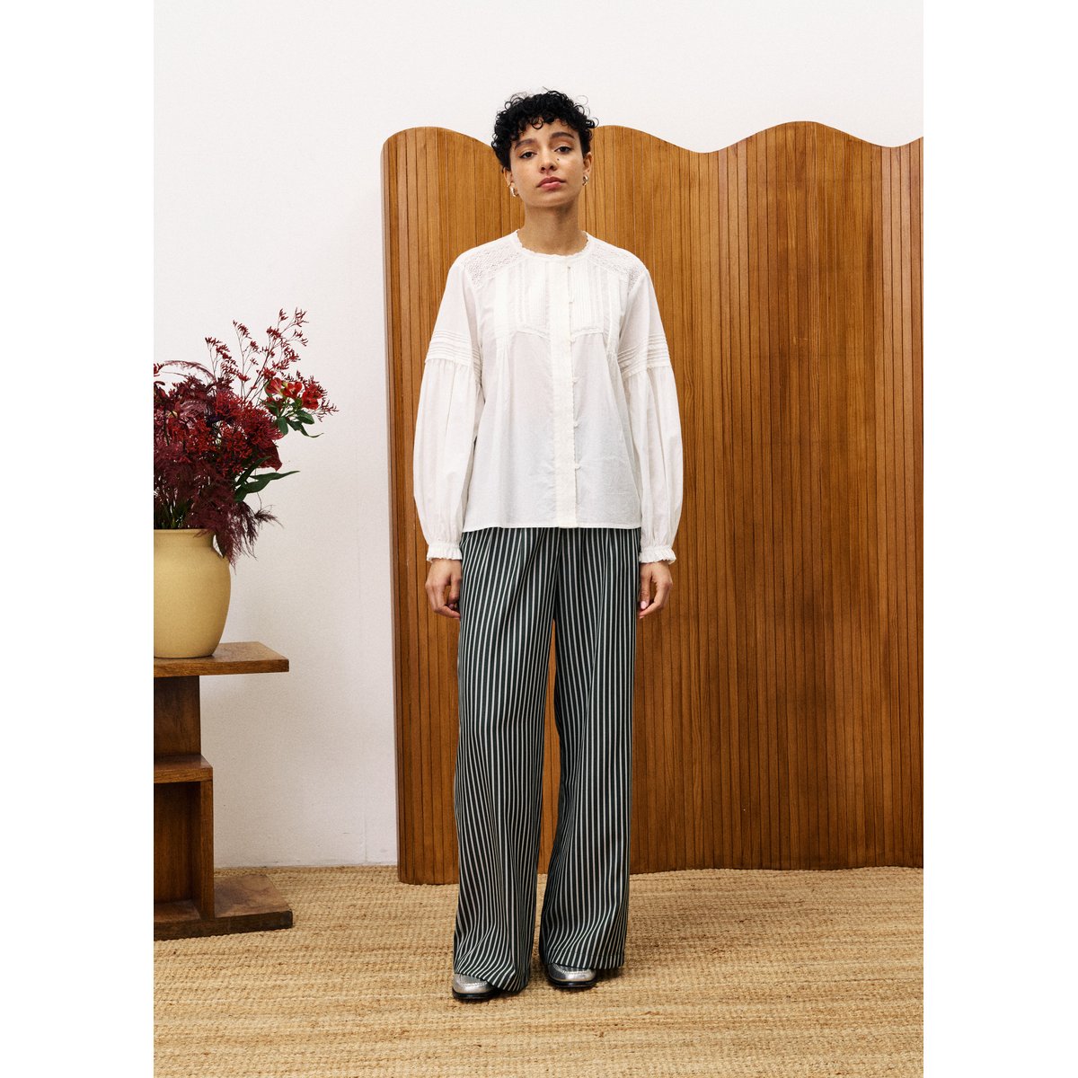 Pantalon ASTER vert mousse, FRNCH