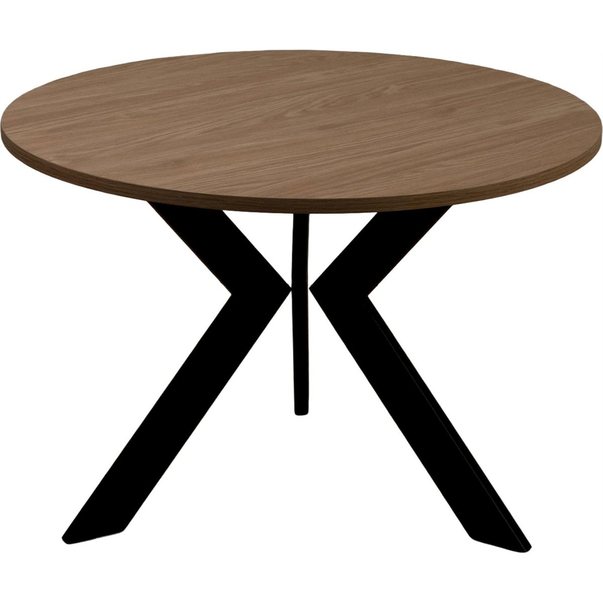 Table basse ronde métal collection LOUSSLY bois clair, RECOLLECTION