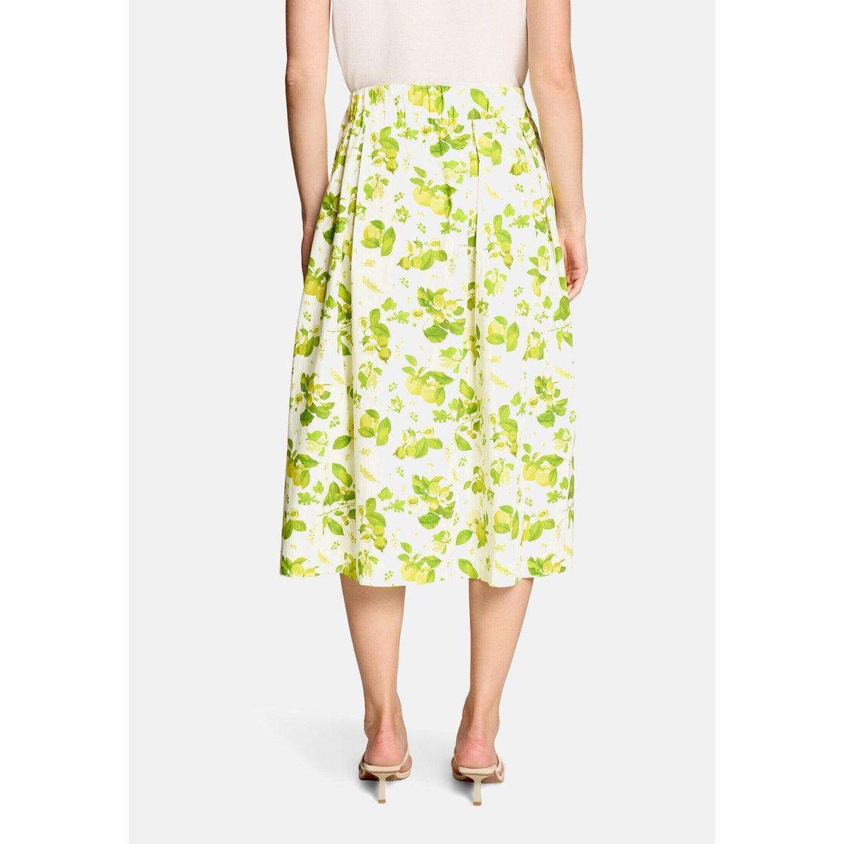 Jupe sportive à élastique green/yellow, VERA MONT