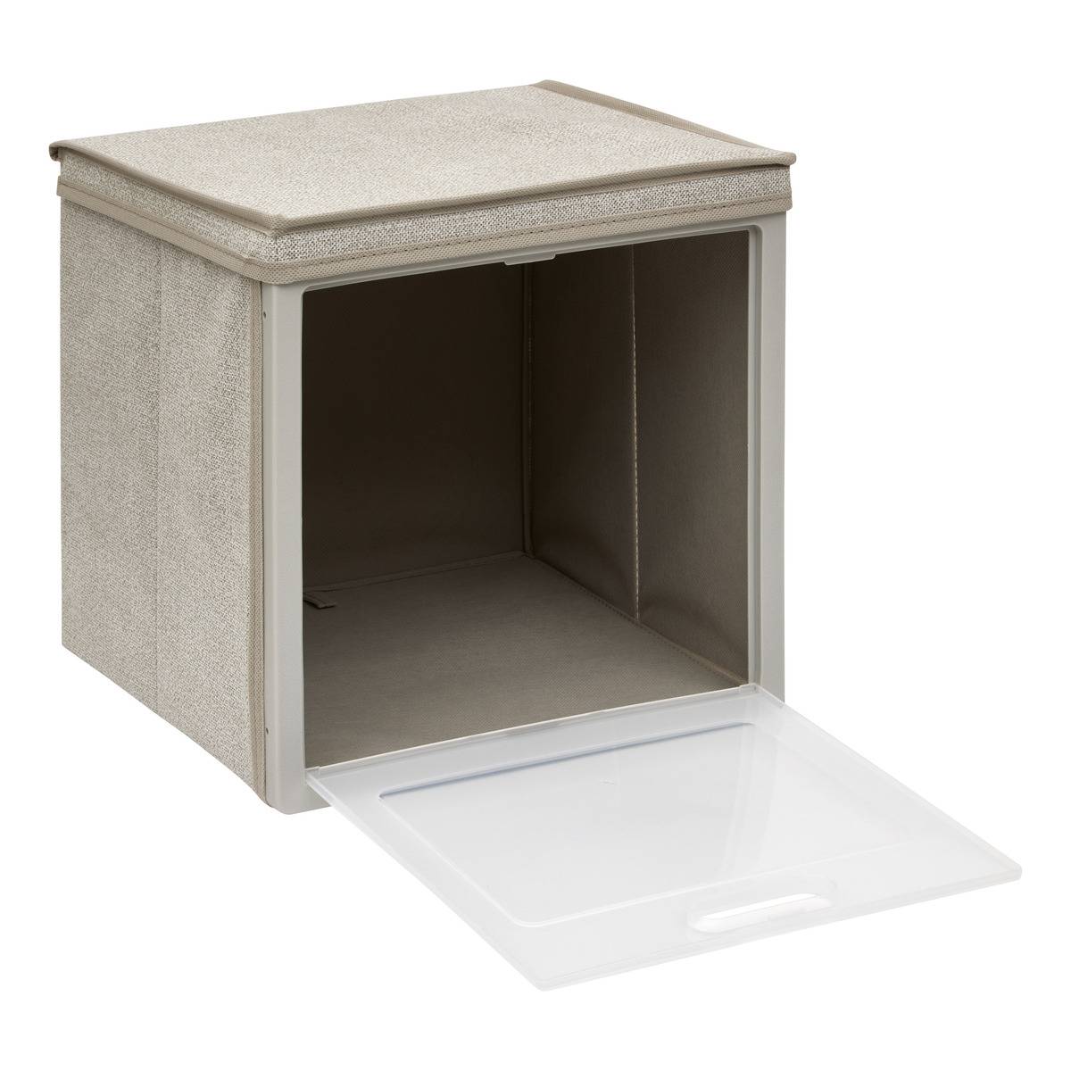 Rangement rectangulaire pliable CUBE'N DOOR beige, 5FIVE SIMPLY SMART
