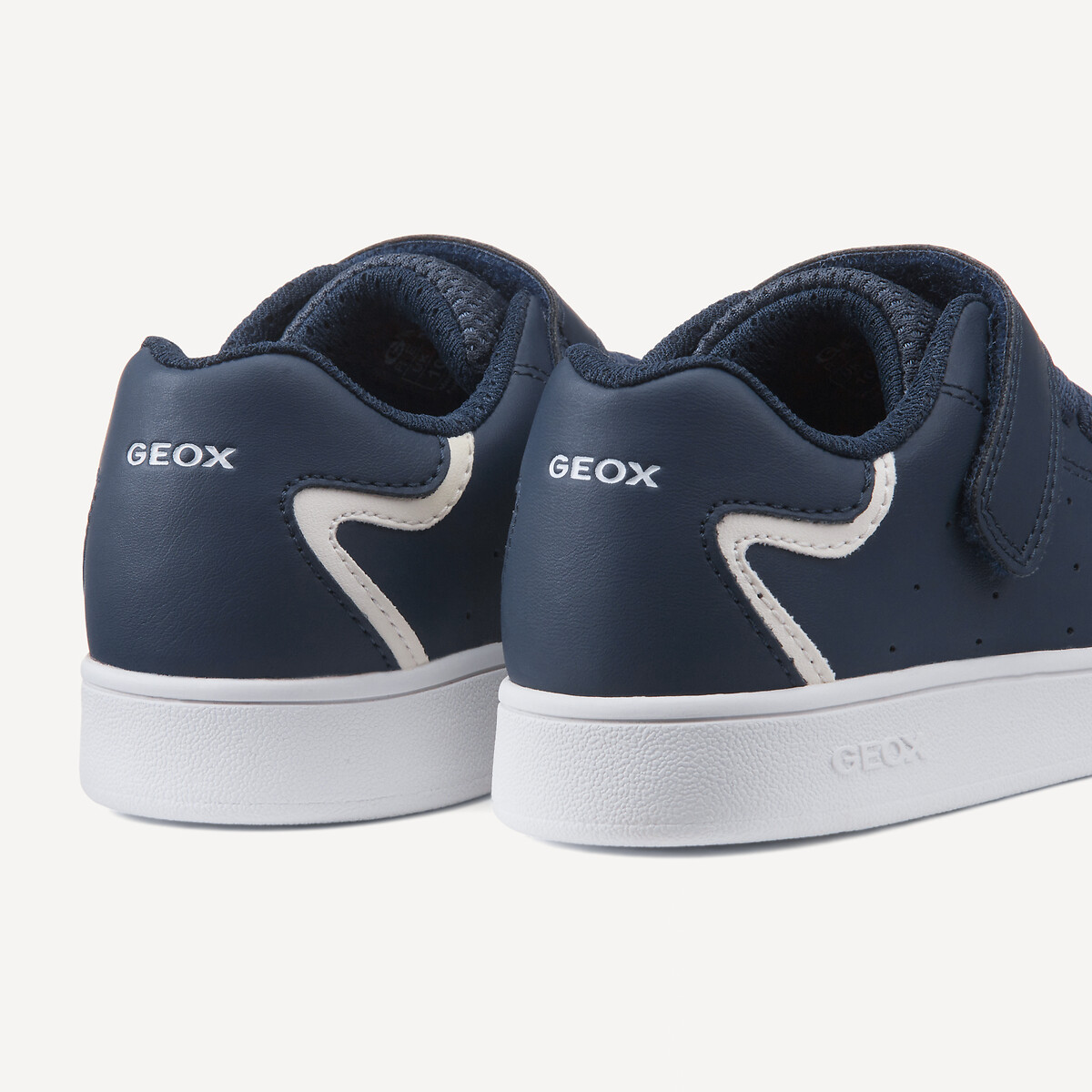 Kids Eclyper Breathable Trainers white/navy blue, GEOX