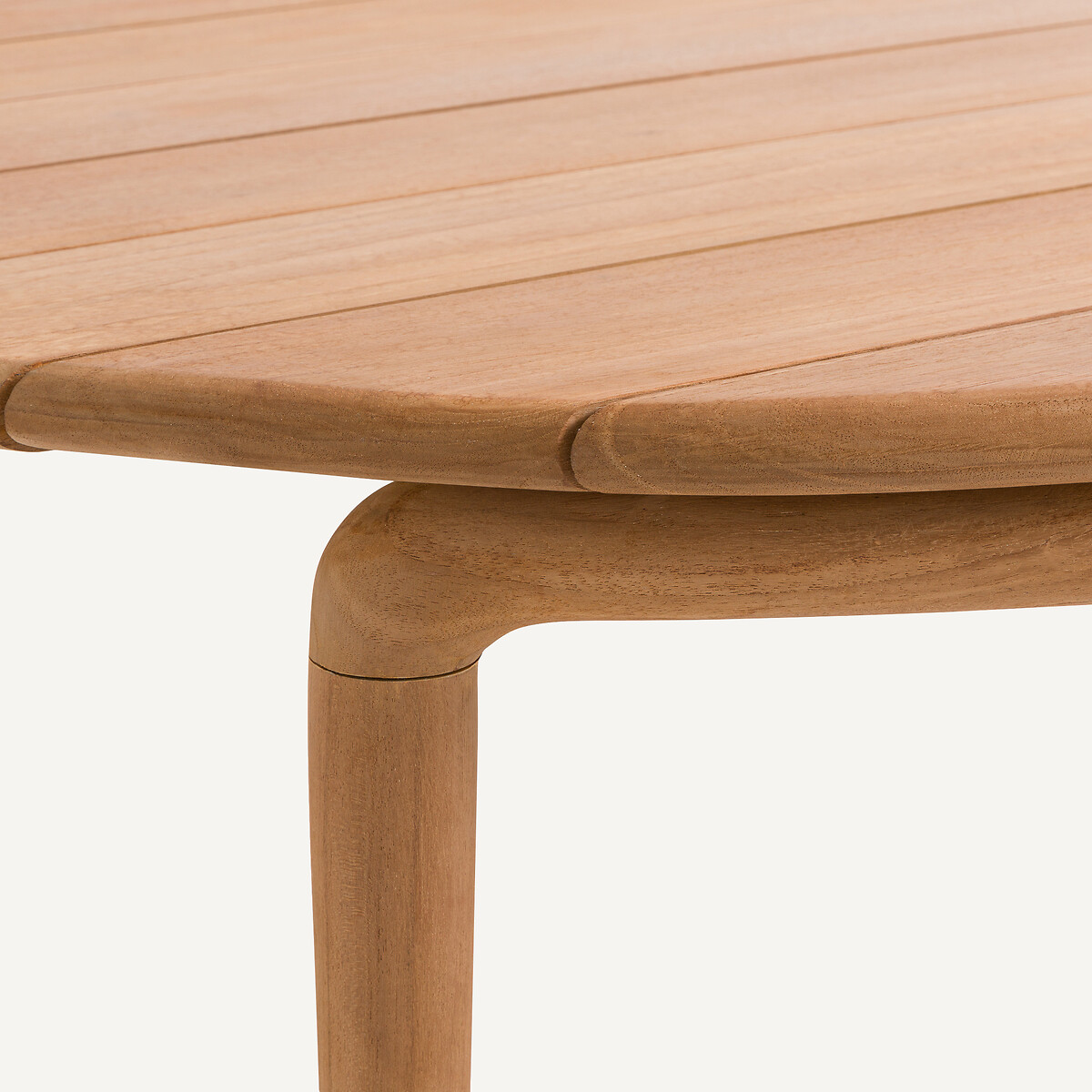 Table basse de jardin ronde, en teck, IRATI naturel, AM.PM