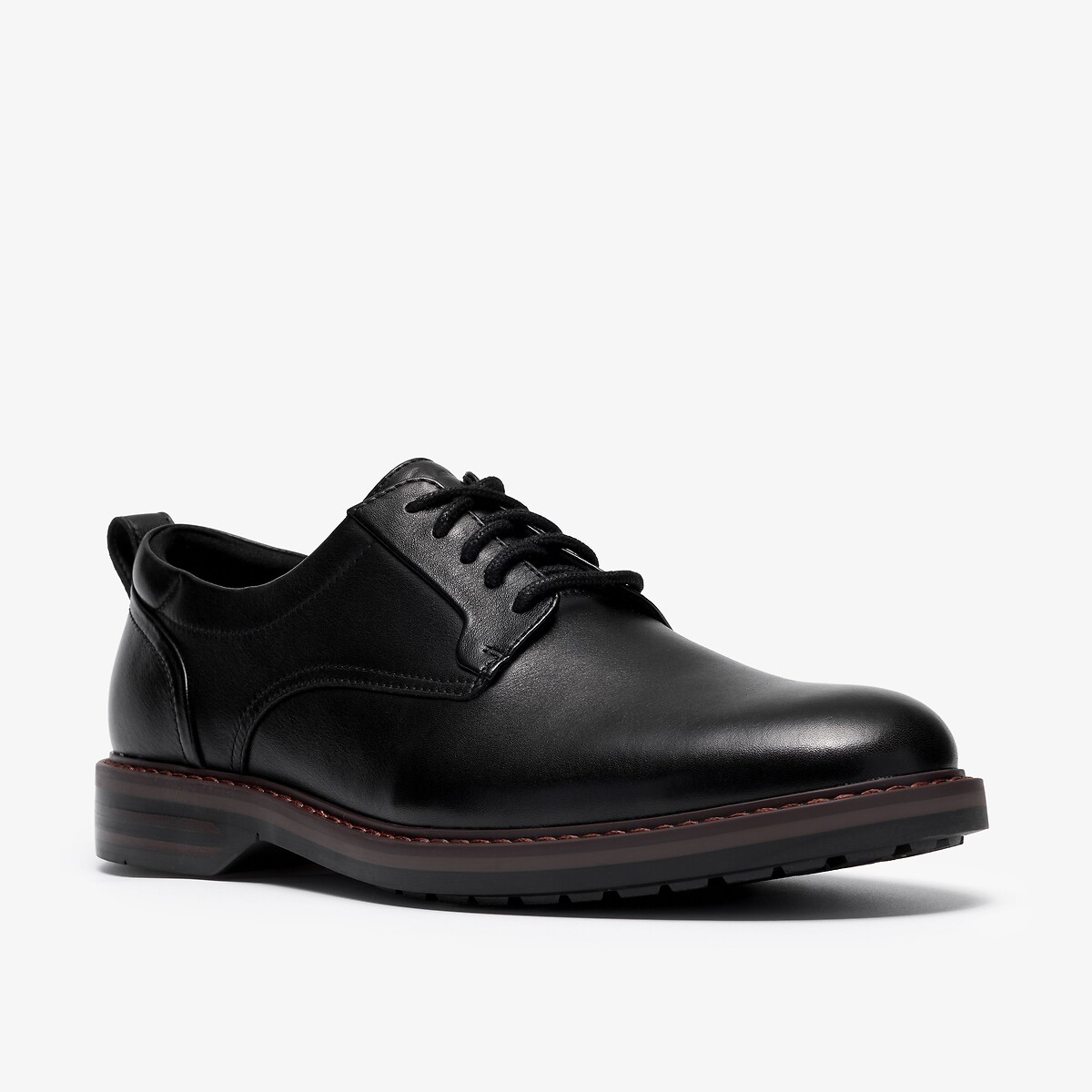 Aldwin2 Derby leather brogues black, CLARKS