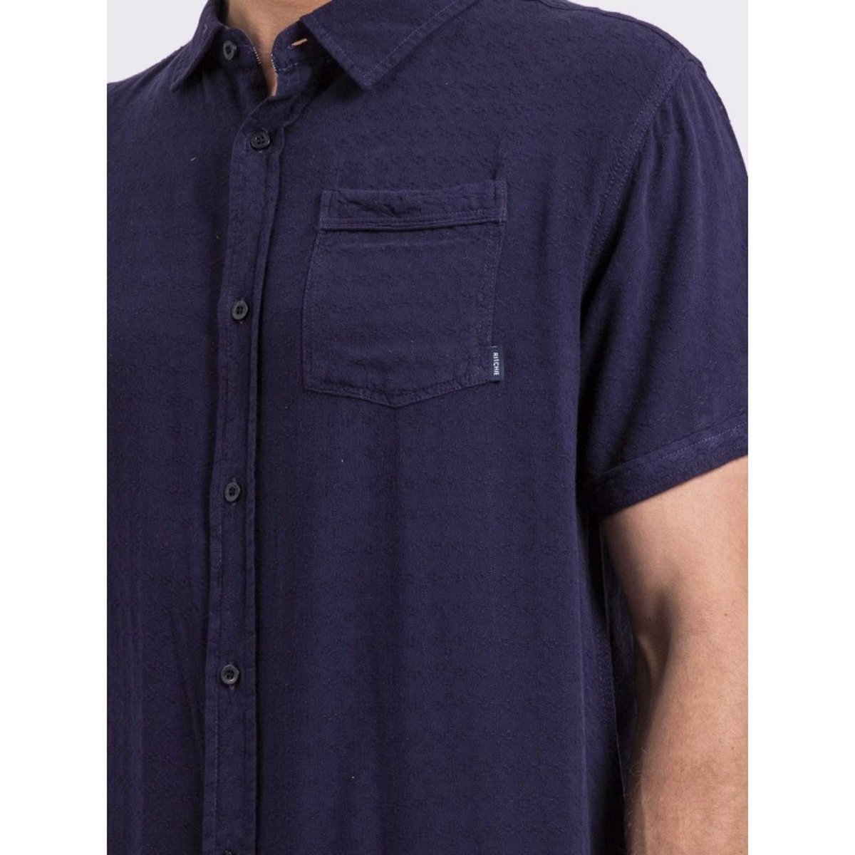 Chemise Manches Courtes Dolimix bleu marine, RITCHIE