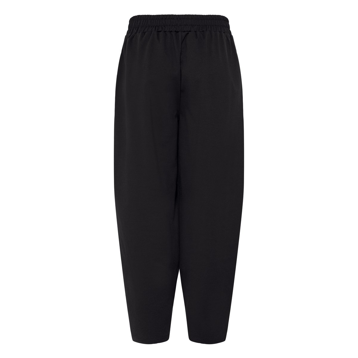 Pantalon coupe ballon, taille mi-haute noir, ICHI