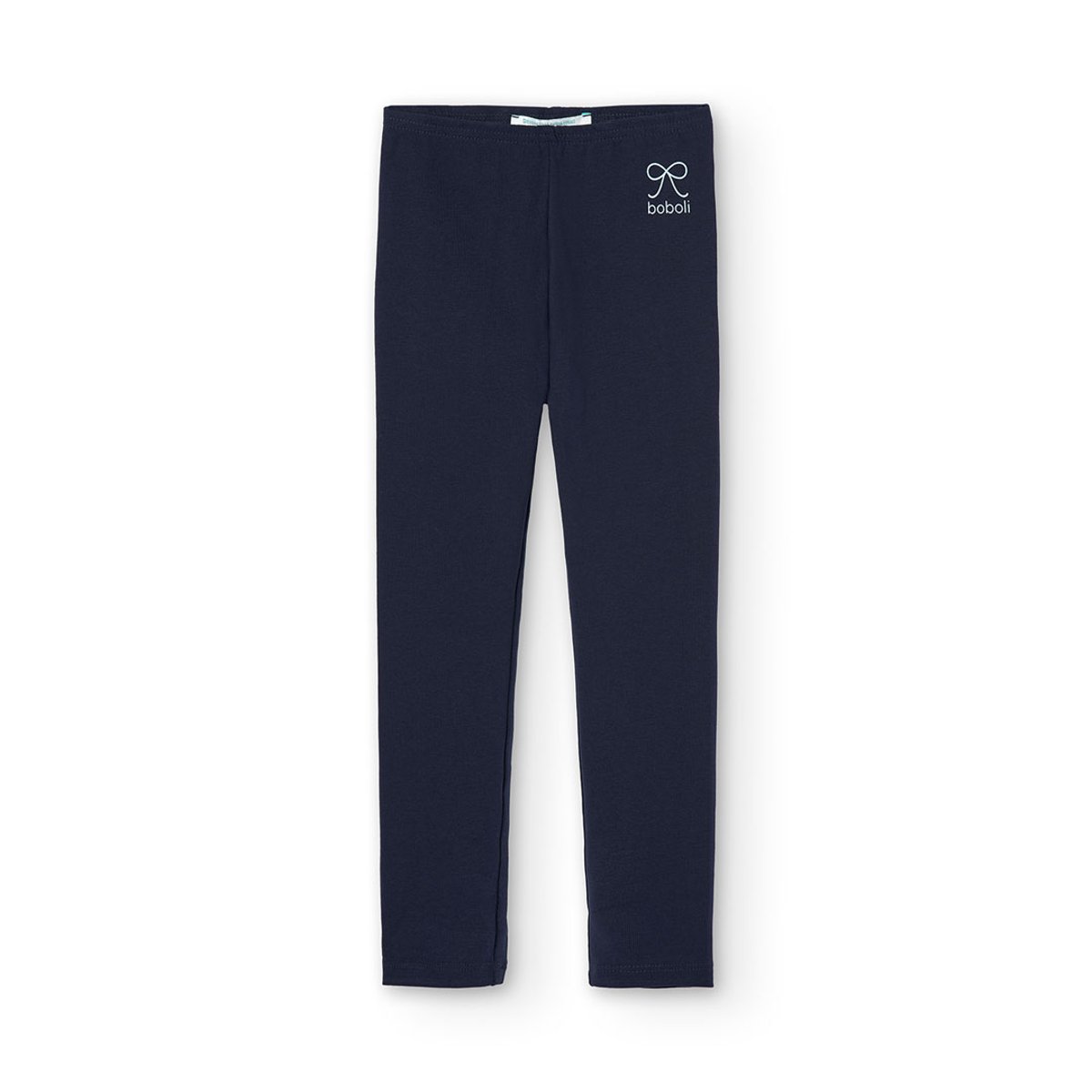 Legging en maille avec noeud bleu, BOBOLI