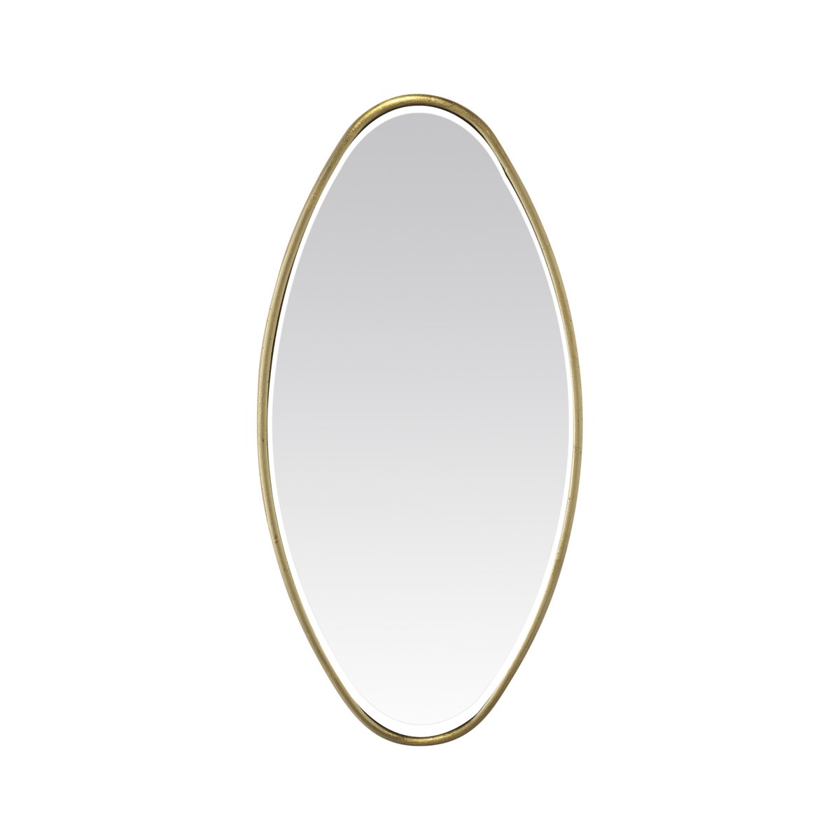Miroir ovale 30x60cm or, EMDE