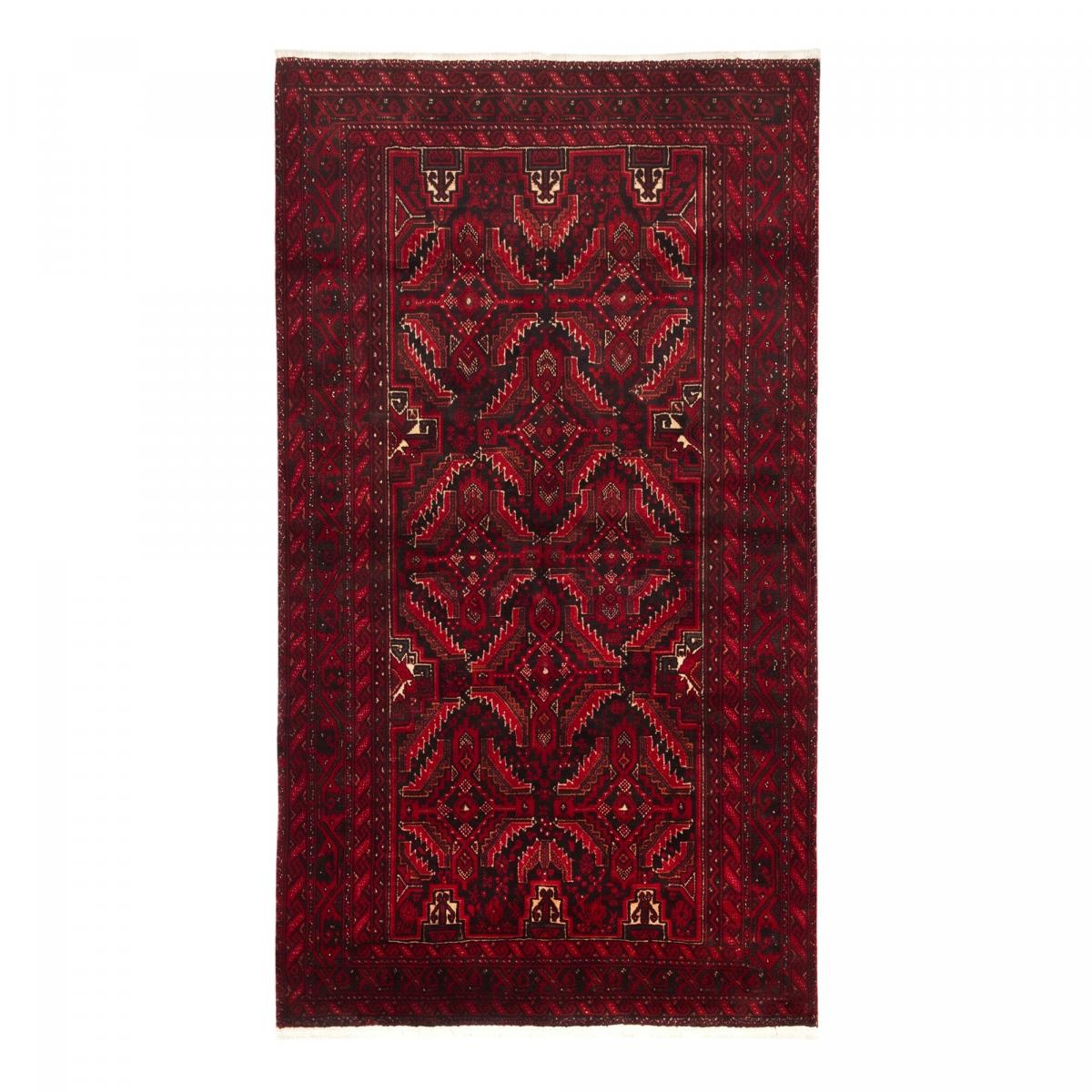 Tapis d'orient, motif oriental, noué main en laine, BALUTSCH rouge, beige, noir, UN AMOUR DE TAPIS