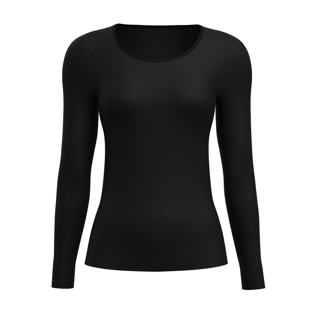 T-shirt à manches longues en laine et soie manches longues Laine TRUE CONFIDENCE noir, CALIDA
