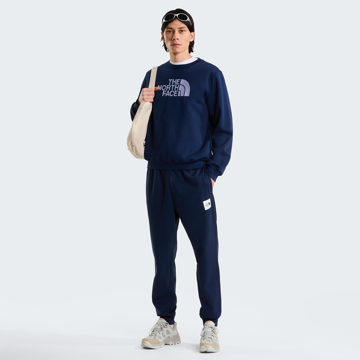 Sweat col rond, DREW PEAK bleu marine, THE NORTH FACE