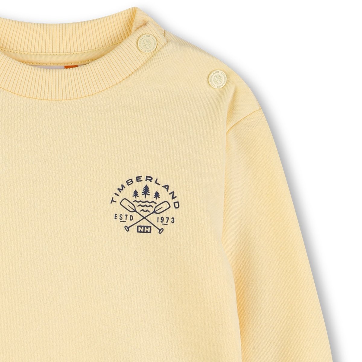 Sweat avec illustration jaune pale, TIMBERLAND