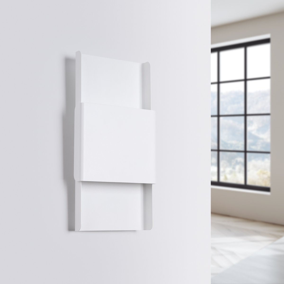 Applique Acier Blanc G9 2 Durlin blanc, EDEN