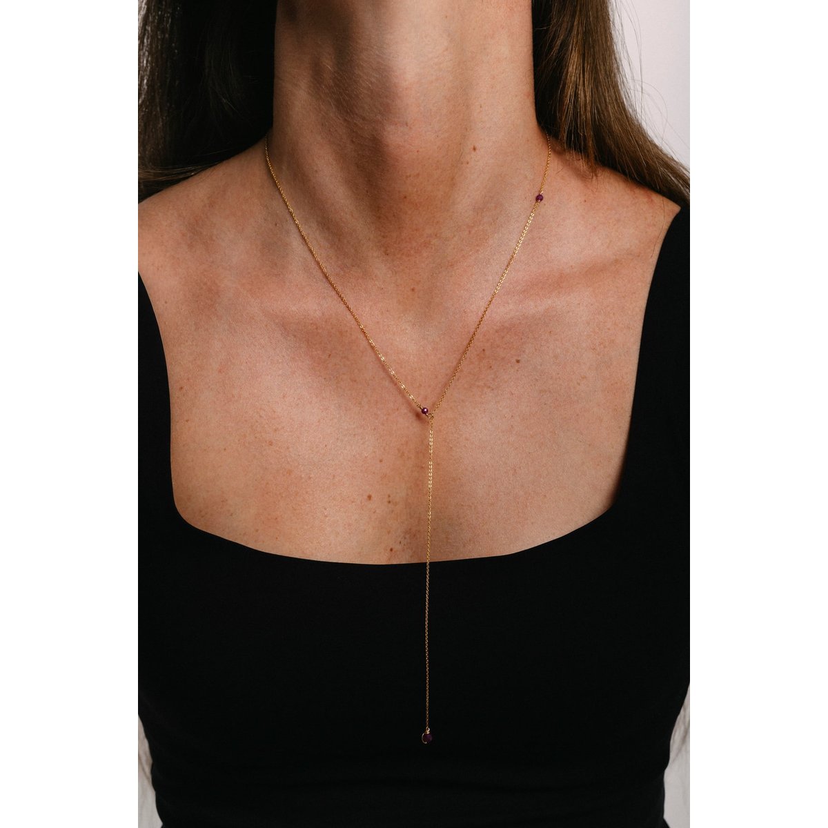 Collier Vice versa Stella- Rubis rubis, YAY PARIS