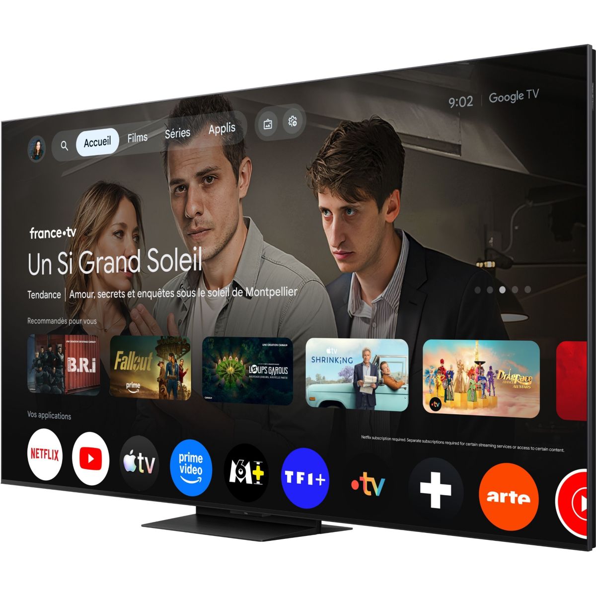 TV Mini LED 85A400U (2026) 85" (216 cm) couleur unique, TCL
