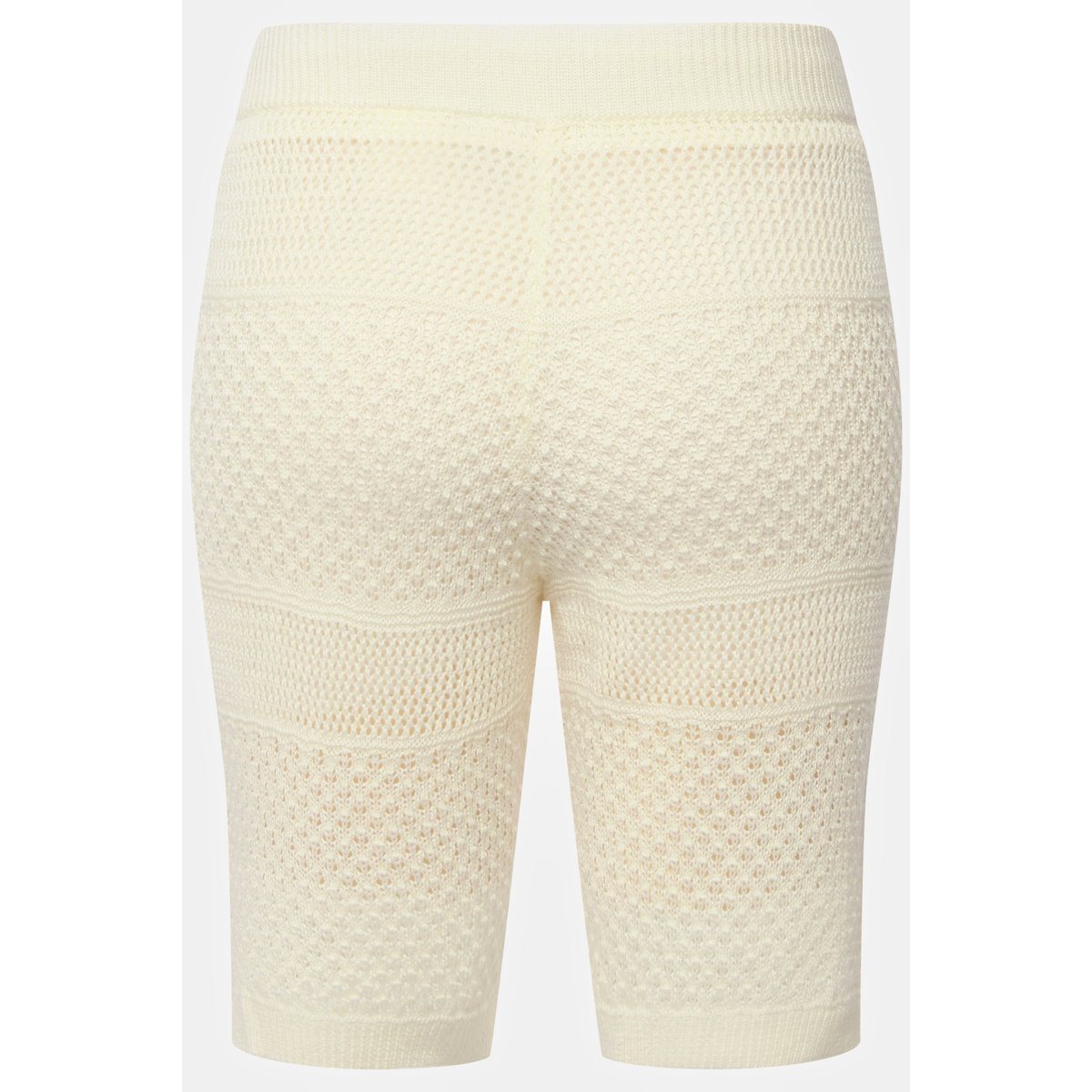 Bermuda doublé en crochet blanc cassé, ULLA POPKEN