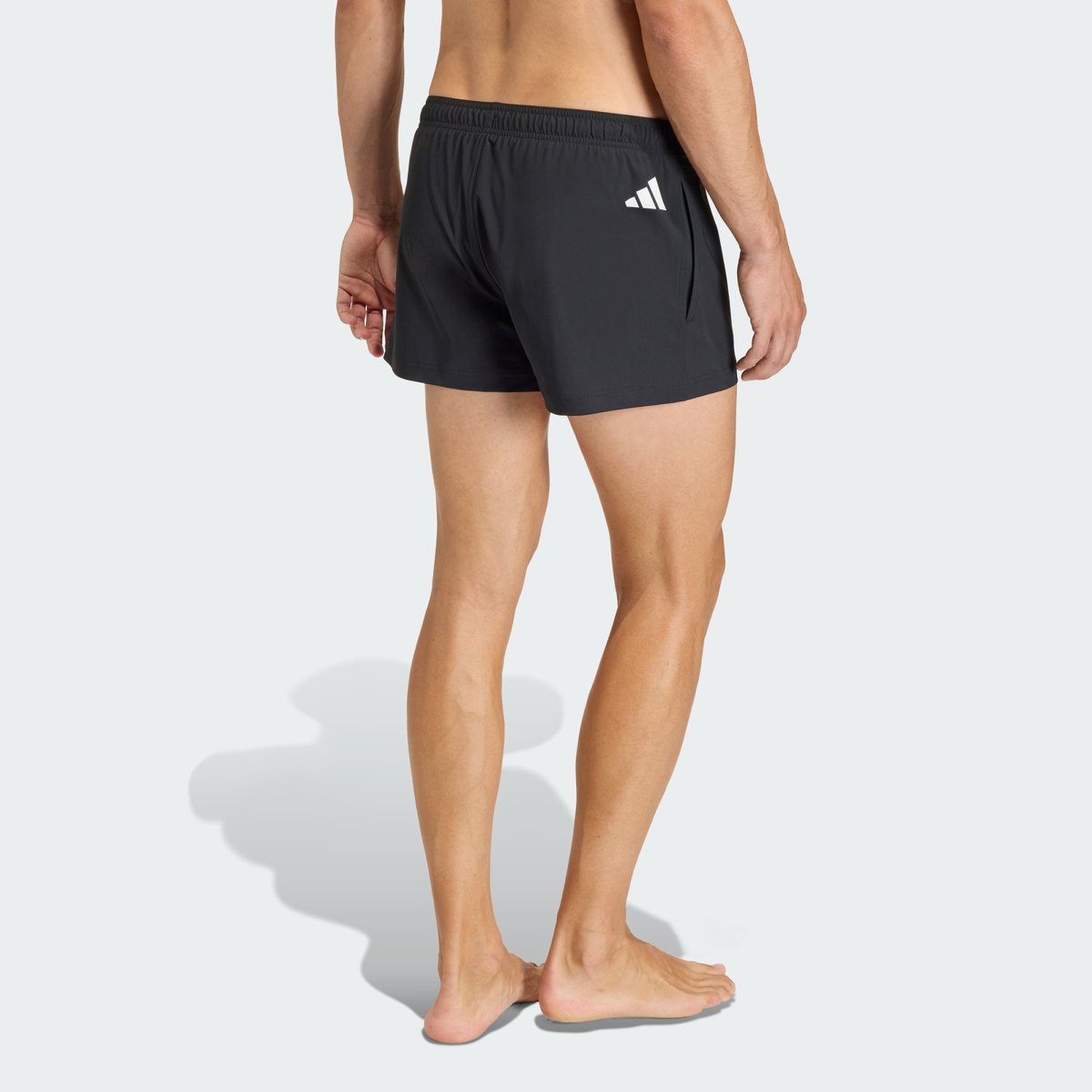 Short De Natation Maille Stretch Logo 7,6 Cm Short De Natation Maille Stretch Logo 7,6 Cm black / white, ADIDAS SPORTSWEAR