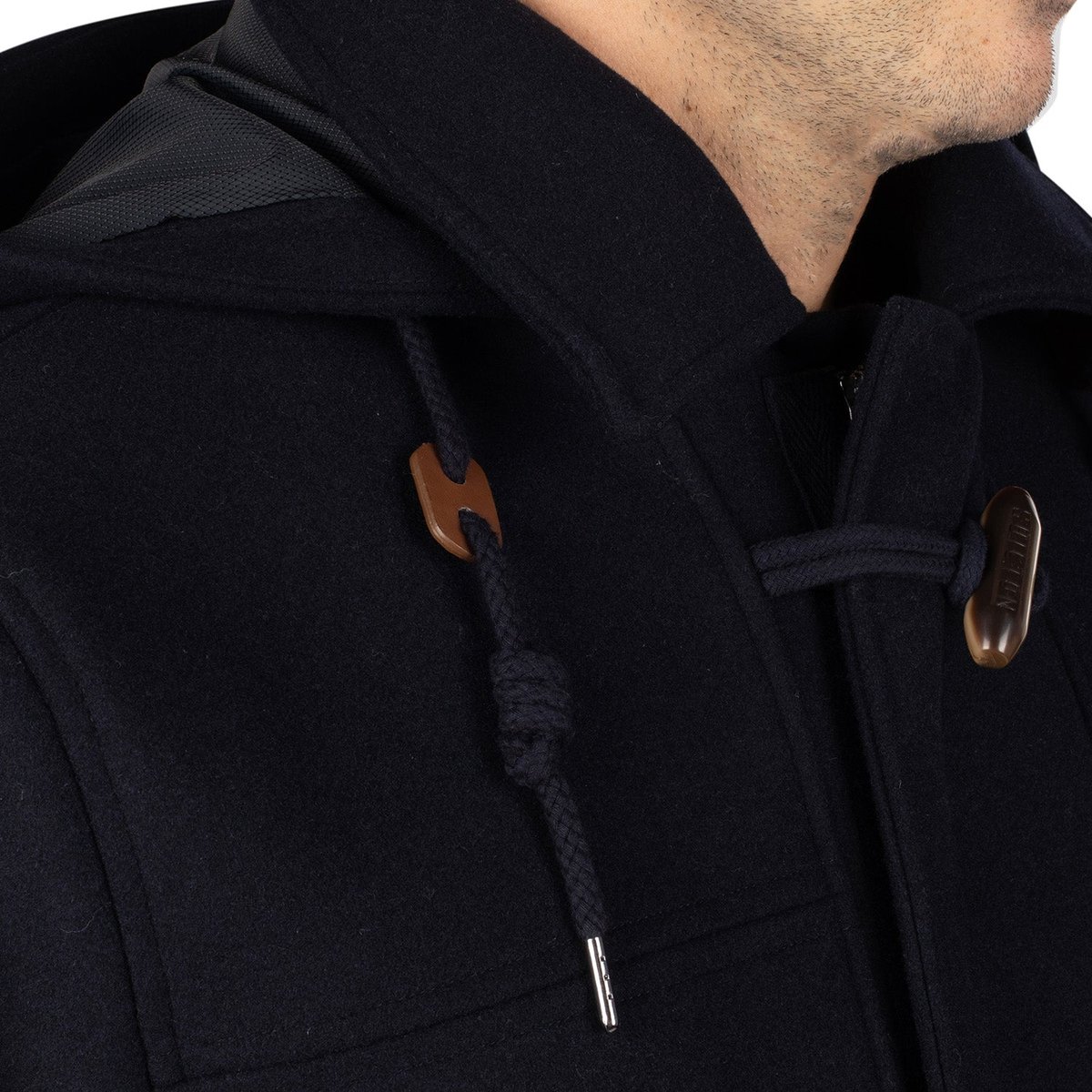 Duffle-coat rugby laine navy, SHILTON