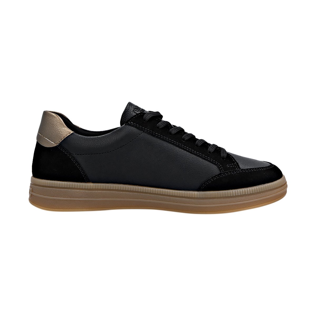 Basket Basse Cuir Rock noir comb, REMONTE