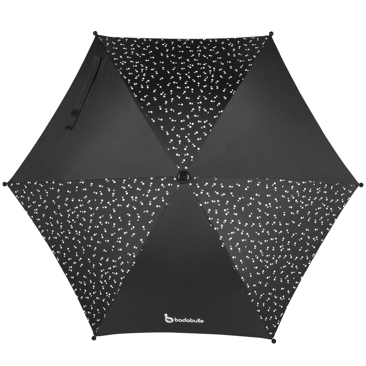 Ombrelle anti-UV universelle poussette noir, BADABULLE